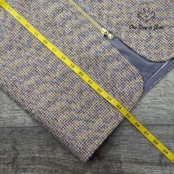 J.Crew Front Zip Pencil Skirt Size 4 - Picture 4 of 5